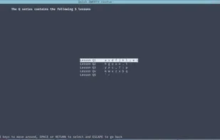 GNU Typist - gtypist screenshot 1
