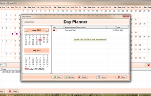 Year and day Planner.