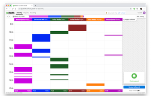 Clockk.com screenshot 1