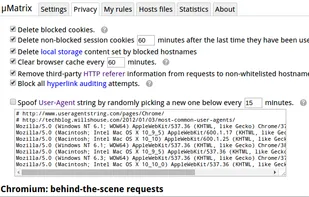 uMatrix screenshot 1