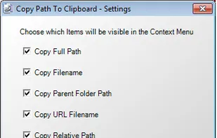 Copy Path to Clipboard screenshot 2