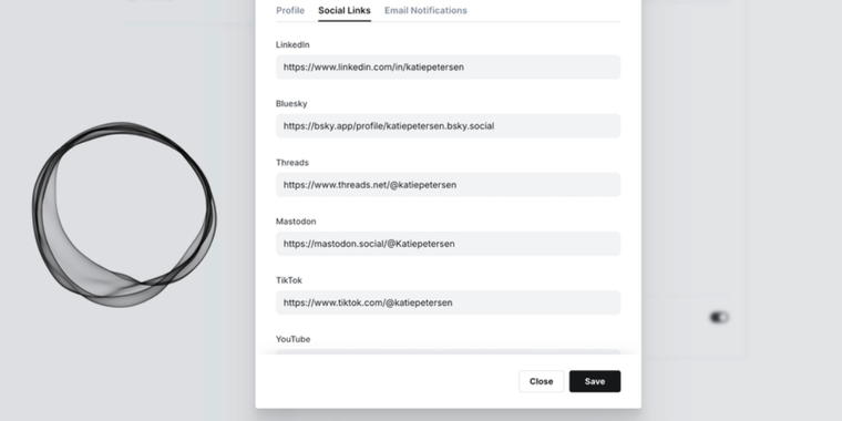 Ghost expands connectivity with new social links image