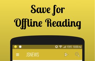 JSNews - JavaScript News screenshot 1