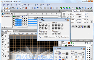 SWiSH Max screenshot 1