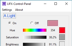 LIFX-Control-Panel screenshot 1