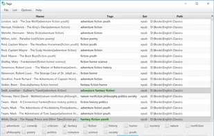 Tagz enables you to quickly add or remove tags to multiple files at once.