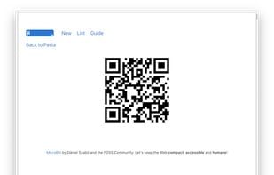 MicroBin screenshot 3