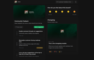 Demo of a Modu public board