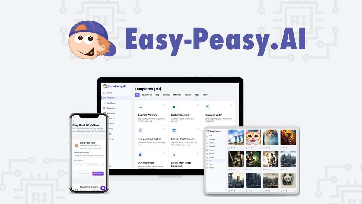 Easy-Peasy.AI: App Reviews, Features, Pricing & Download | AlternativeTo