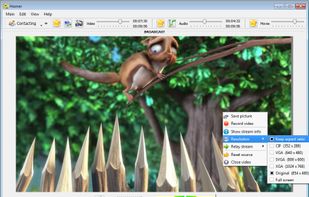 Configure video resolution via context menu (Windows version 0.15.1)