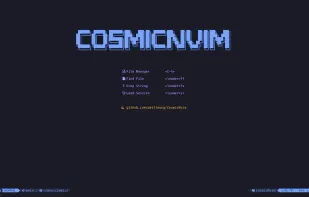 CosmicNvim screenshot 1