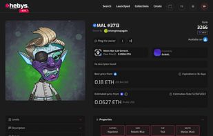 Hebys - NFT Search Engine screenshot 2