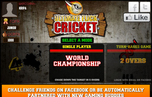 Flick Cricket HD screenshot 1