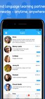 Find same-language partners nearby.