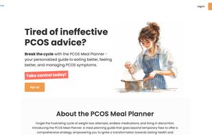 PCOS Meal Planner screenshot 1