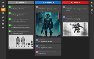 HacknPlan screenshot 1