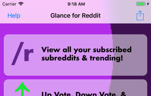 Glance for Reddit screenshot 1