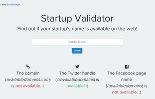 Startup Validator screenshot 1
