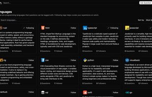 Languages Listing