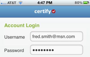 Certify screenshot 1
