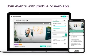 Your event is accessible from both desktops and mobile phones