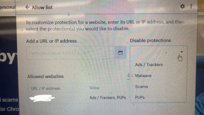Malwarebytes Browser Guard screenshot 1