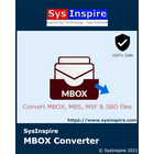SysInspire MBOX Converter software icon