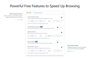 Core Features: Configure intelligent tab suspension, ad blocking, and script control to save RAM.