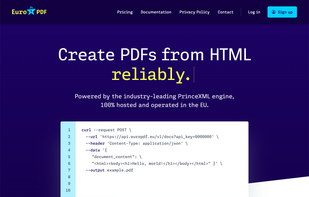 EuroPDF screenshot 1