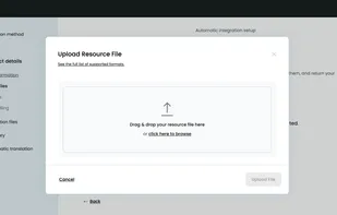 Upload individual file
