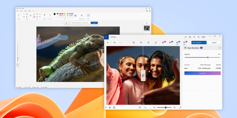 Microsoft Paint and Photos app to get AI-powered editing tools & super-resolution features image