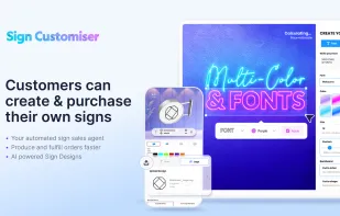 Customers can create and purchase their very own custom signs