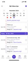 followups and calendar