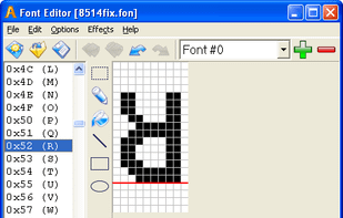 Sib Font Editor screenshot 1