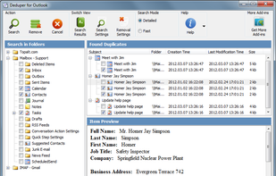 Deduper for Outlook screenshot 1