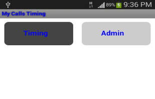 My Calls Timing screenshot 1