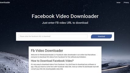 Fb Video Downloader screenshot 1