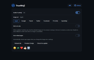 TrueMoji screenshot 1