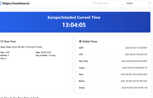 NowTime  screenshot 1