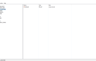 Regedit screenshot 1