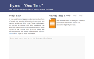 1ty.me screenshot 1