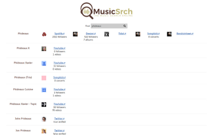 MusicSrch screenshot 1