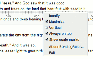 ReadingRuler screenshot 1