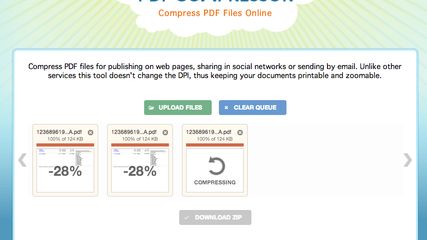 Online PDF Compressor screenshot 1