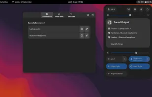 Simple WirePlumber GUI screenshot 1