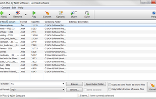 Switch Audio and Mp3 Converter - Main Screen