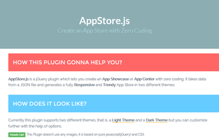 AppStore.js screenshot 1