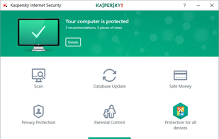 Kaspersky Internet Security screenshot 1
