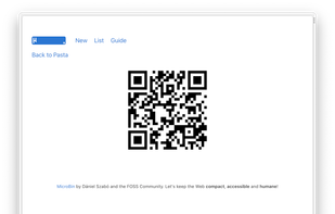 MicroBin screenshot 3