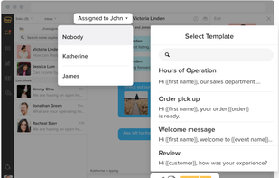 Text messaging customer support with Heymarket.